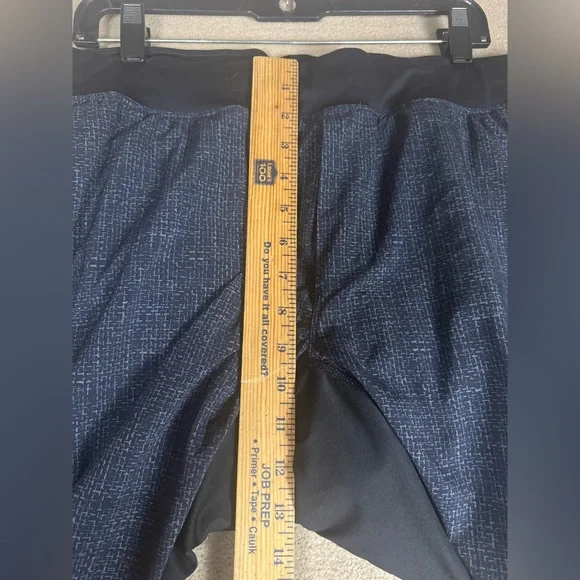 Lululemon Linerless Athletic Shorts T.H.E. Core Size Large Navy Blue Mens - Picture 8 of 9